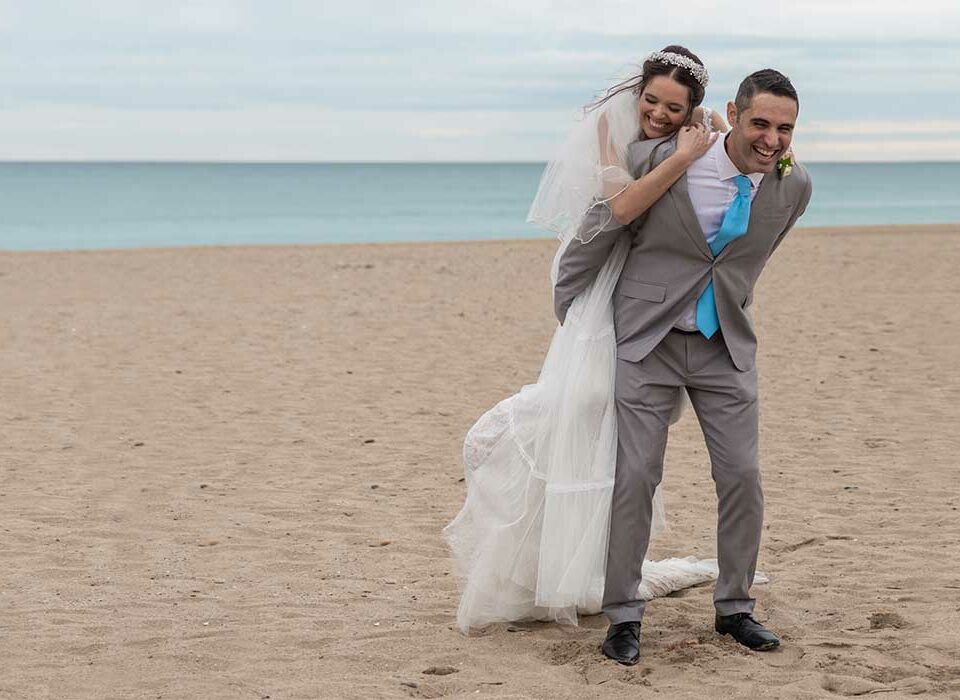 Fotografía boda en la playa blog bodas