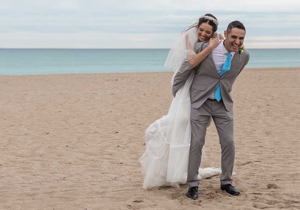 Fotografía boda en la playa blog bodas