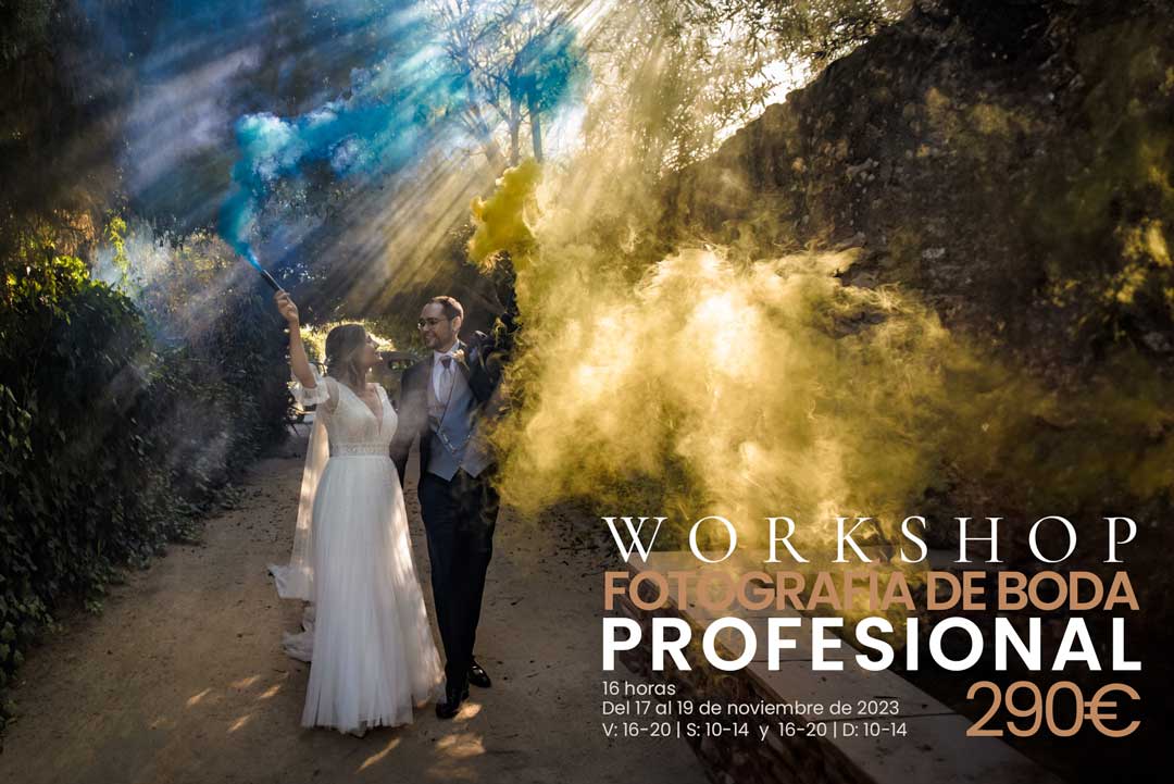 Formación de Workshop de fotografía de boda en Arts & Photo Wedding del 30 de junio al 2 de julio de 2023